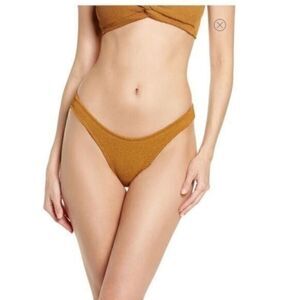New Good American Always Fits Bikini Bottoms Bronze Brown 5/6 or 18-24/14-20W